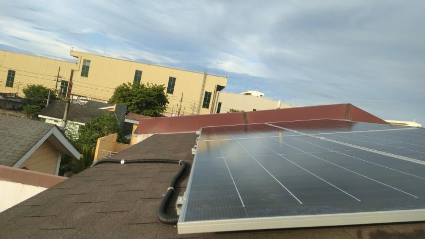 Residential rooftop solar panels